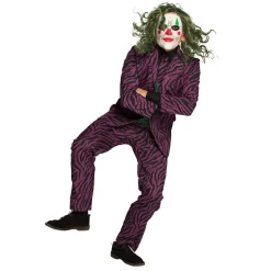 Latex hoofdmasker The joker met haar