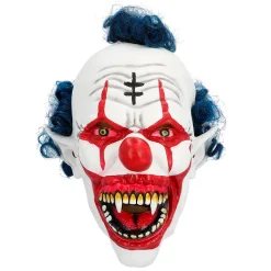 Latex hoofdmasker Vampier clown