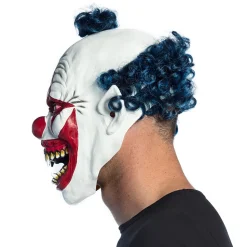 Latex hoofdmasker Vampier clown