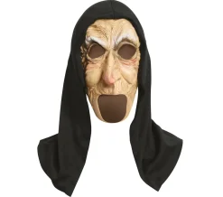 Latex masker oude dame