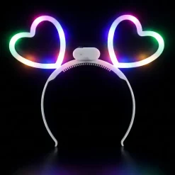 LED diadeem Glowing hearts