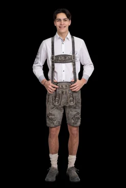 Lederhose Vintage Grey