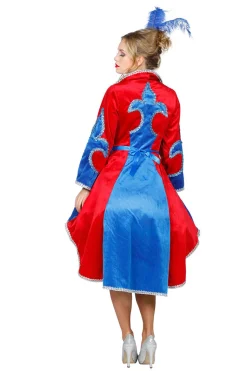 Luxe Damesjas Franse Lelie - blauw/rood