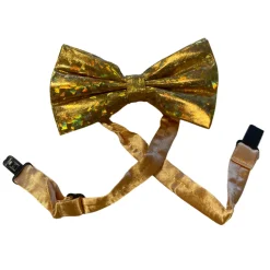 Luxe Vlinderstrik holografisch