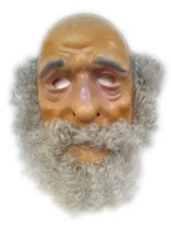 Masker abraham plastic met haar