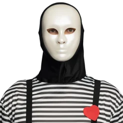 Masker Mime met kap