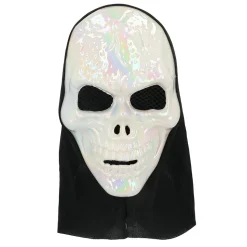 Masker Skull pearl met kap