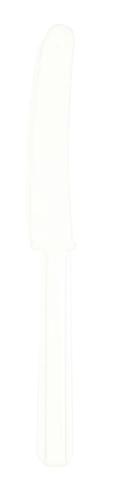 Messen plastic wit