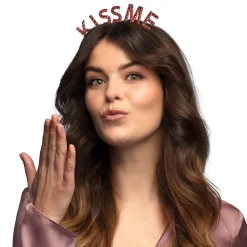 Metalen Diadeem KISS ME