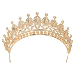 Metalen tiara Royal Christina