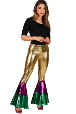 Metallic Discobroek dames