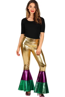 Metallic Discobroek dames