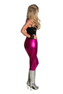 Metallic disco broek unisex