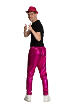 Metallic disco broek unisex