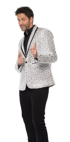 Metallic jasje heren
