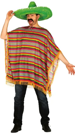Mexicaanse Poncho voor volwassenen