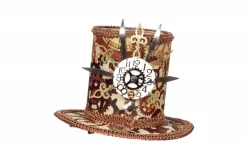 Minihoedje Steampunk met klok