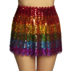 Minirokje Rainbow Pailletten