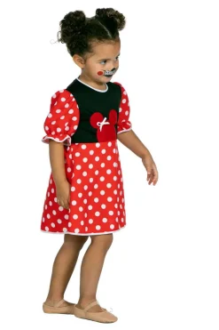 Minnie mouse kostuum voor baby