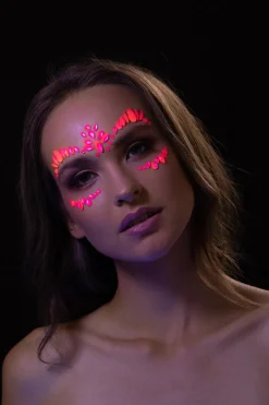 Moon Face jewels - Neon UV