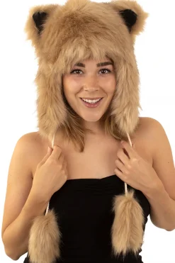 Muts pluche luxe Vos