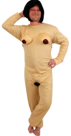 Naakt kostuum vrouw unisex