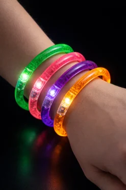 Neon LED Armbanden set van 4