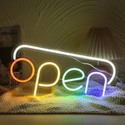 Neon LED Sign Open