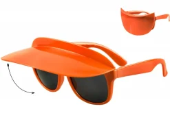 Neon bril met zonneklep
