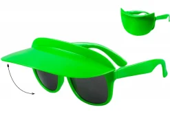 Neon bril met zonneklep