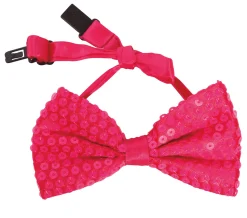 Neon Pailletten vlinderstrik