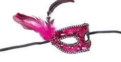 Oogmasker Pink Sequins