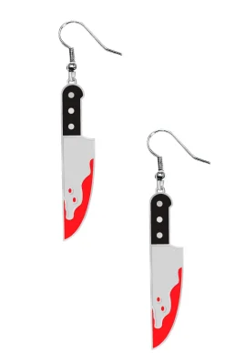 Oorbellen Bloody Knife