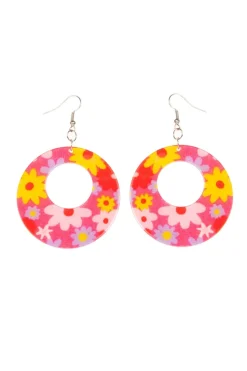 Oorbellen hippie flower