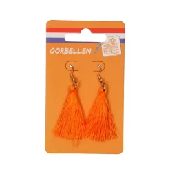 Oorbellen Kwastjes Oranje