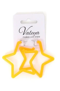 Oorbellen Neon Party Star