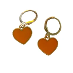 Oorbellen Oranje Hartje