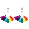 Oorbellen Regenboogkwastjes