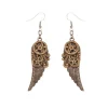 Oorbellen steampunk vleugels