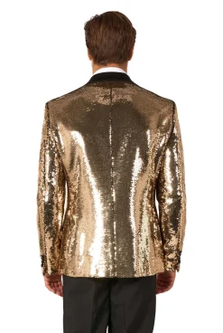 OppoSuits Groofy Gold Sequins colbert heren