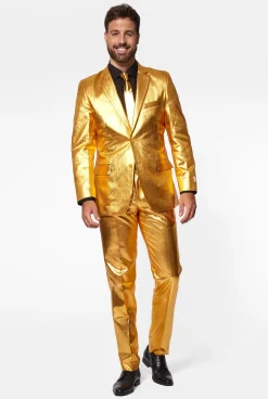 OppoSuits Groovy Gold kostuum heren