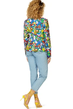 OppoSuits Lady Super Mario blazer