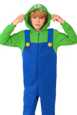 OppoSuits Luigi onesie kinderen