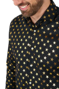 OppoSuits Shiny Polka Star blouse