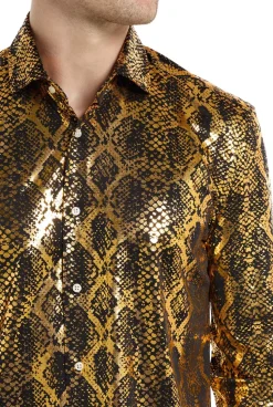 OppoSuits Shiny Snake blouse
