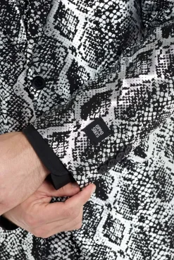 OppoSuits Silver Snake kostuum heren