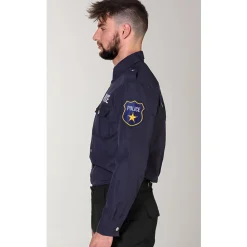 Overhemd Politie blauw