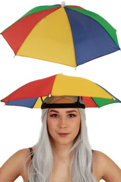 Paraplu voor op je hoofd