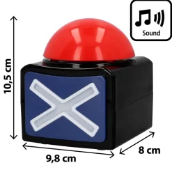 Party Buzzer X met LED & geluid