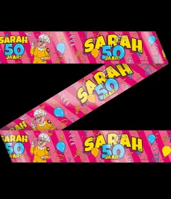 Party Tape - Sarah 50 jaar cartoon